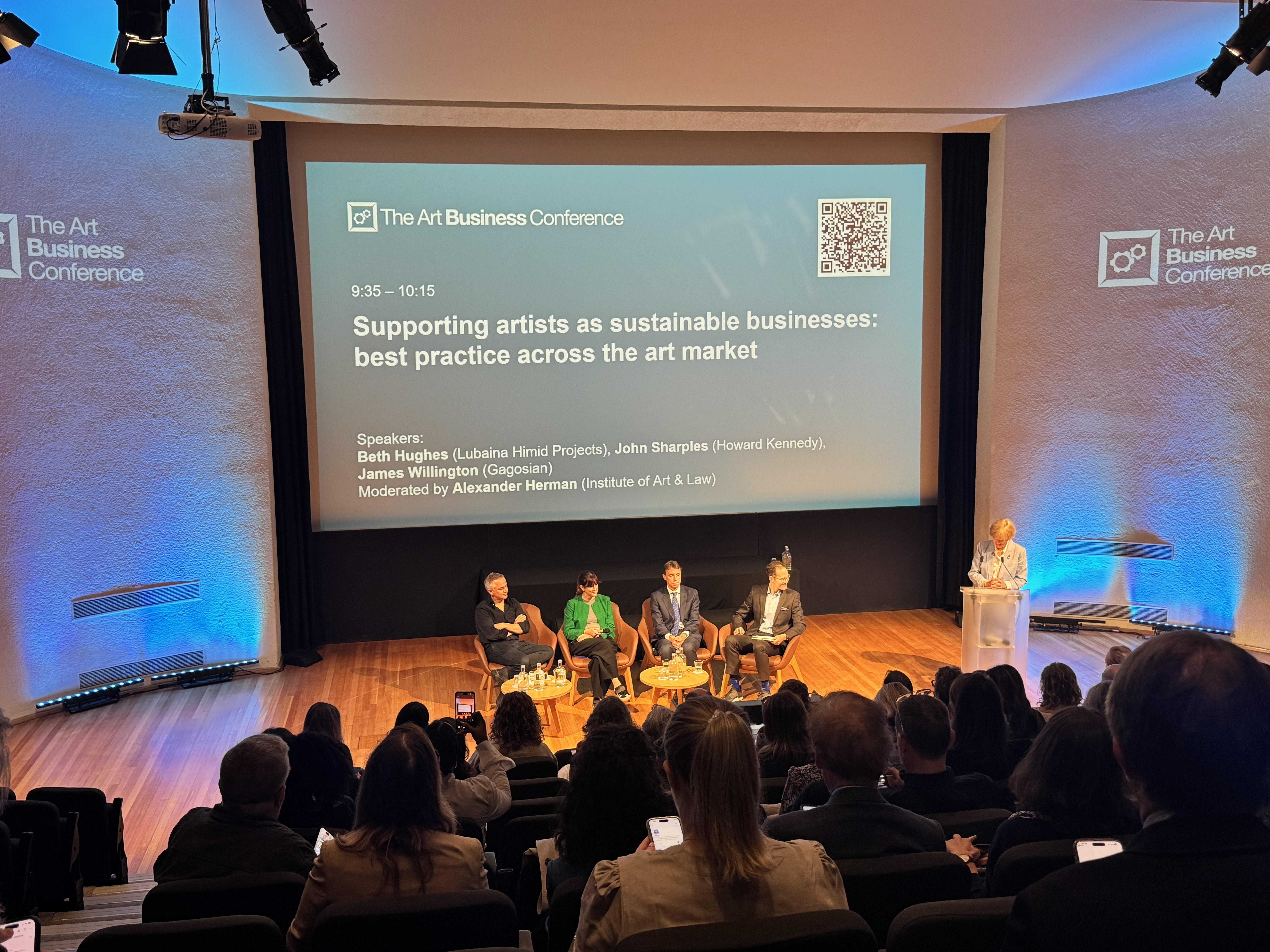 Panel discussion at the Art Business Conference in London